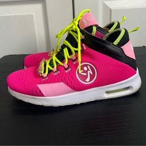 Zumba Fitness Hot Pink Air Funk Dance Sneakers - Size 7